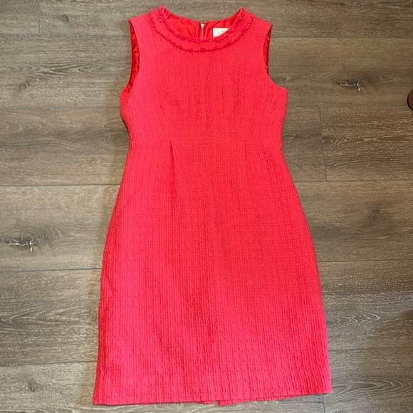 Kate Spade ♠️ Coral Shift Dress - Picture 1 of 8